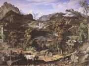 Joseph Anton Koch Seiss Landscape (Berner Oberland) (mk09) oil